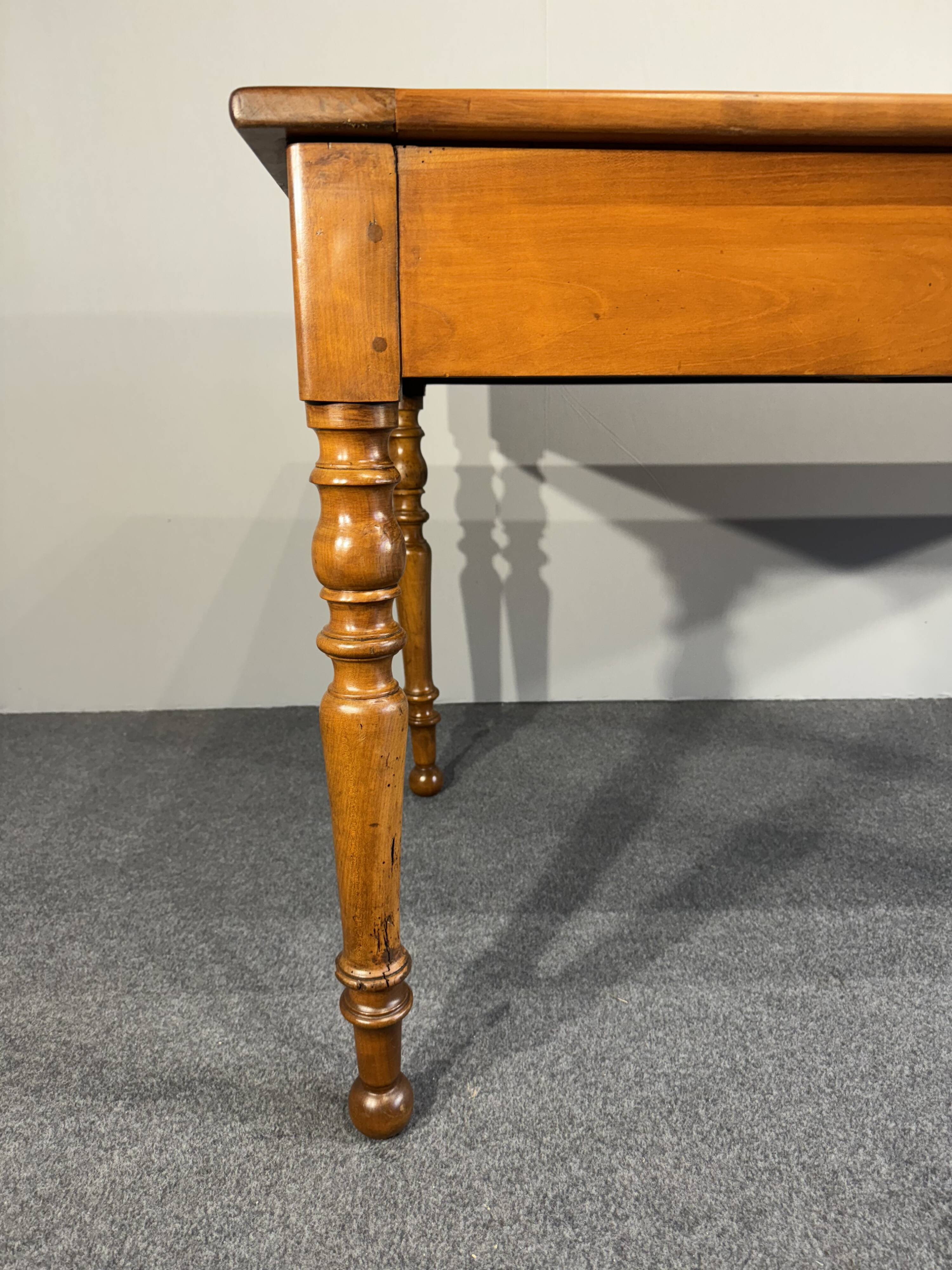 Cherry farmhouse table