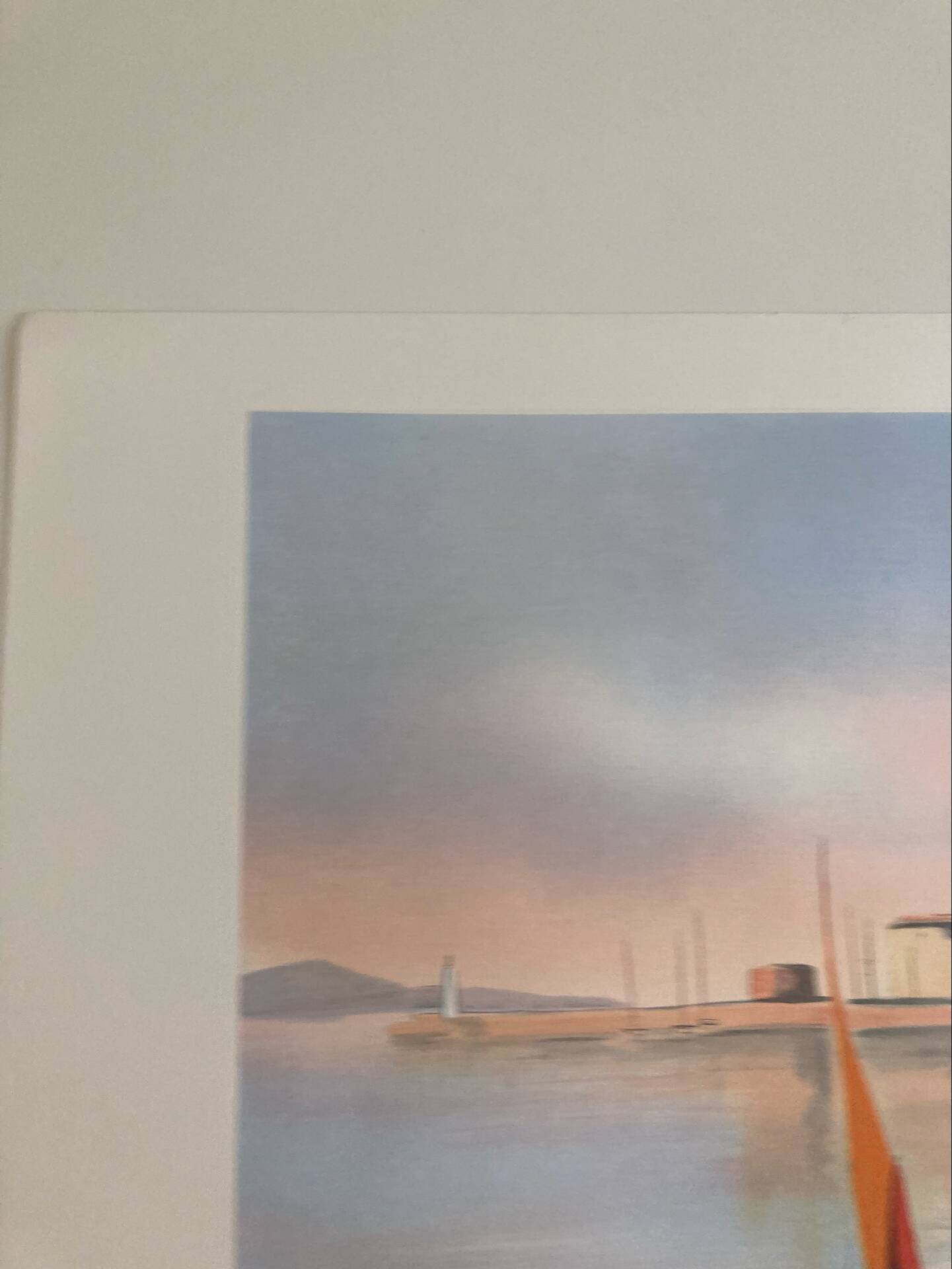 Lithographie signée de l’artiste francais provençal  victor zarou