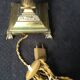 Bronze lamp foot fluted barrel with capitals