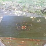 Old green-coloured dresser