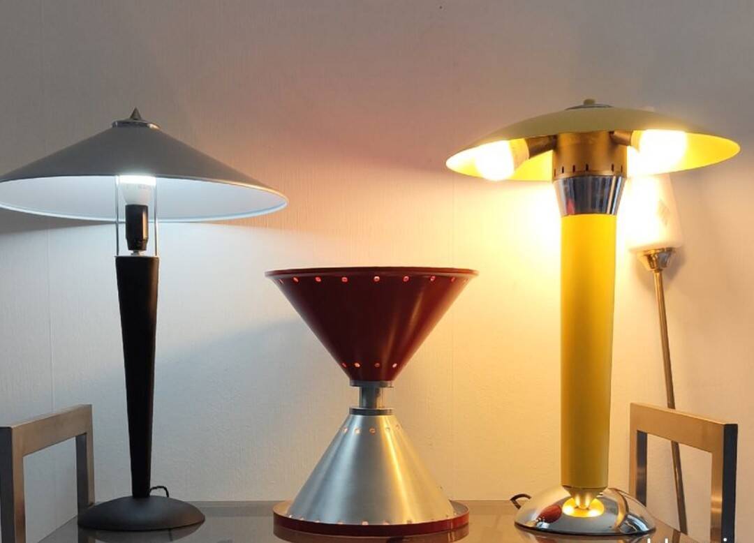 Vintage Space age diabolo lamp 1960