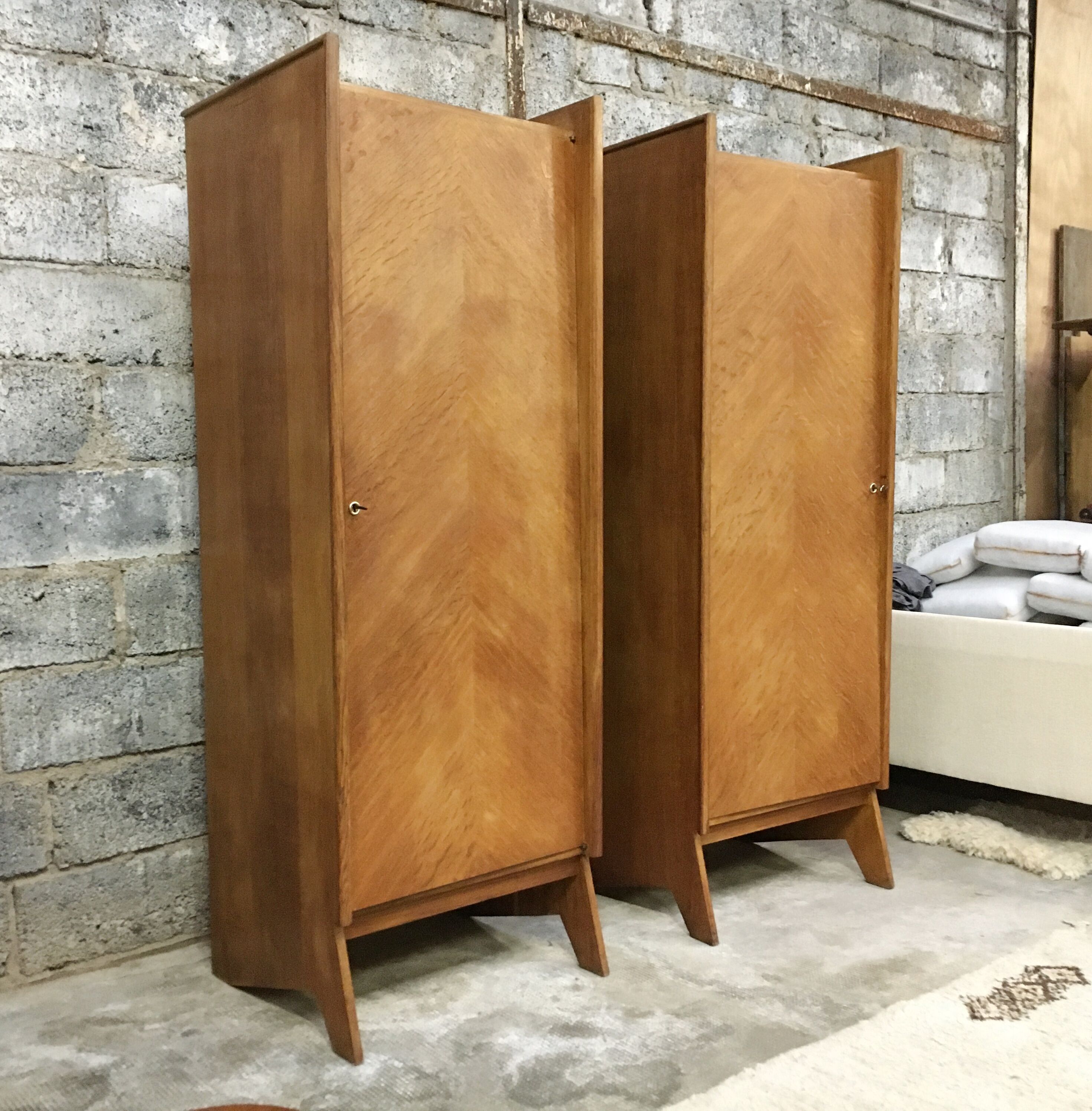 Pair of university wardrobes