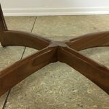 70s teak side table