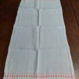 Series of three linen thread table runners from the early 20th century