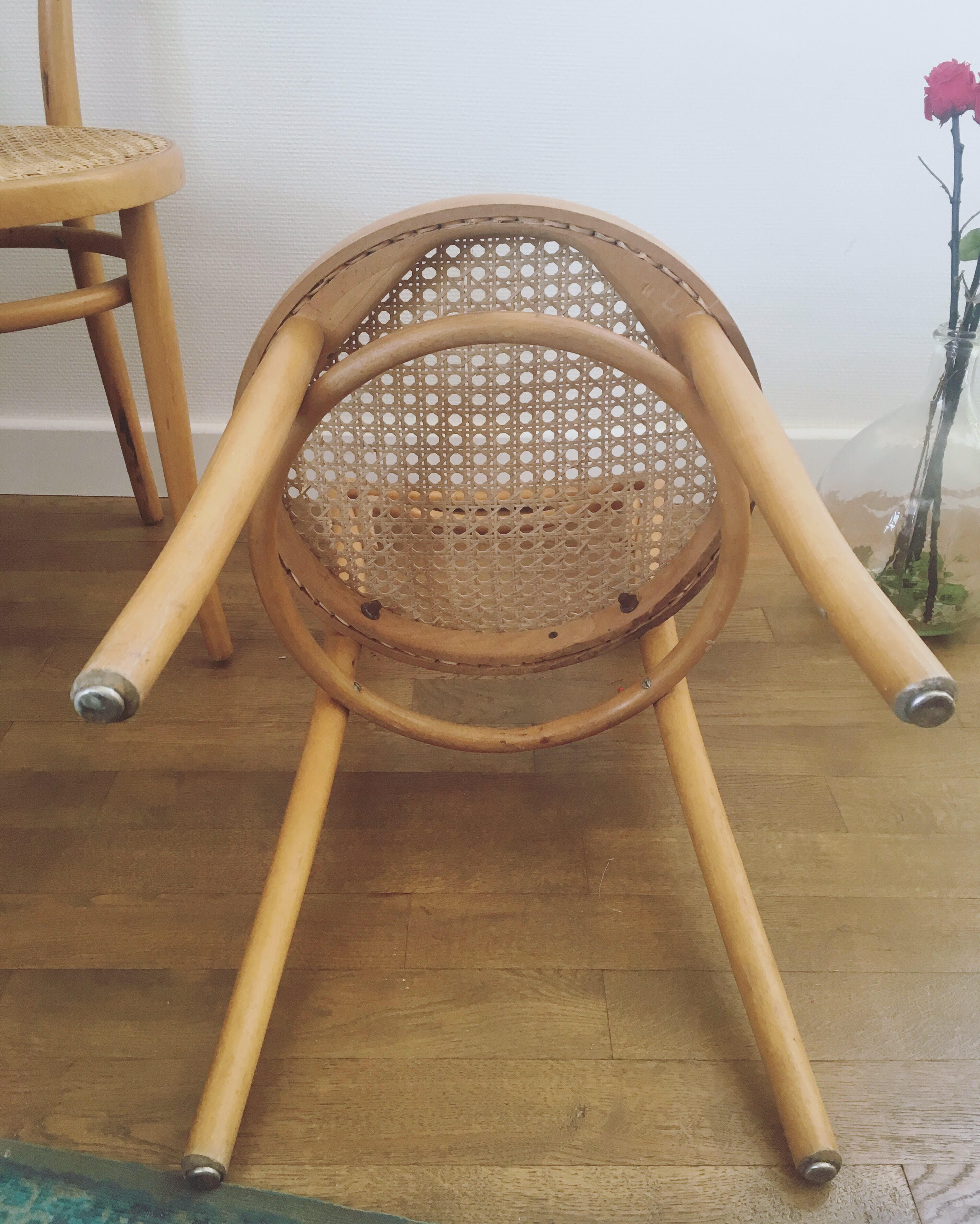 2 Thonet bistro chairs n°14 Radomsko