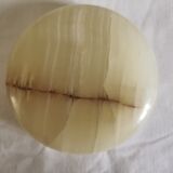 Onyx ashtray and table lighter set