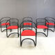 Post modern dining chairs, 1980s