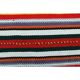 Tapis turc Oushak fait main en laine et coton rouge 174x287 des années 1970