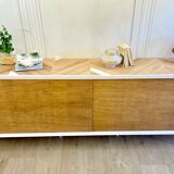 Vintage sliding door enfilade