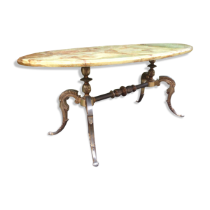 table basse vintage plateau