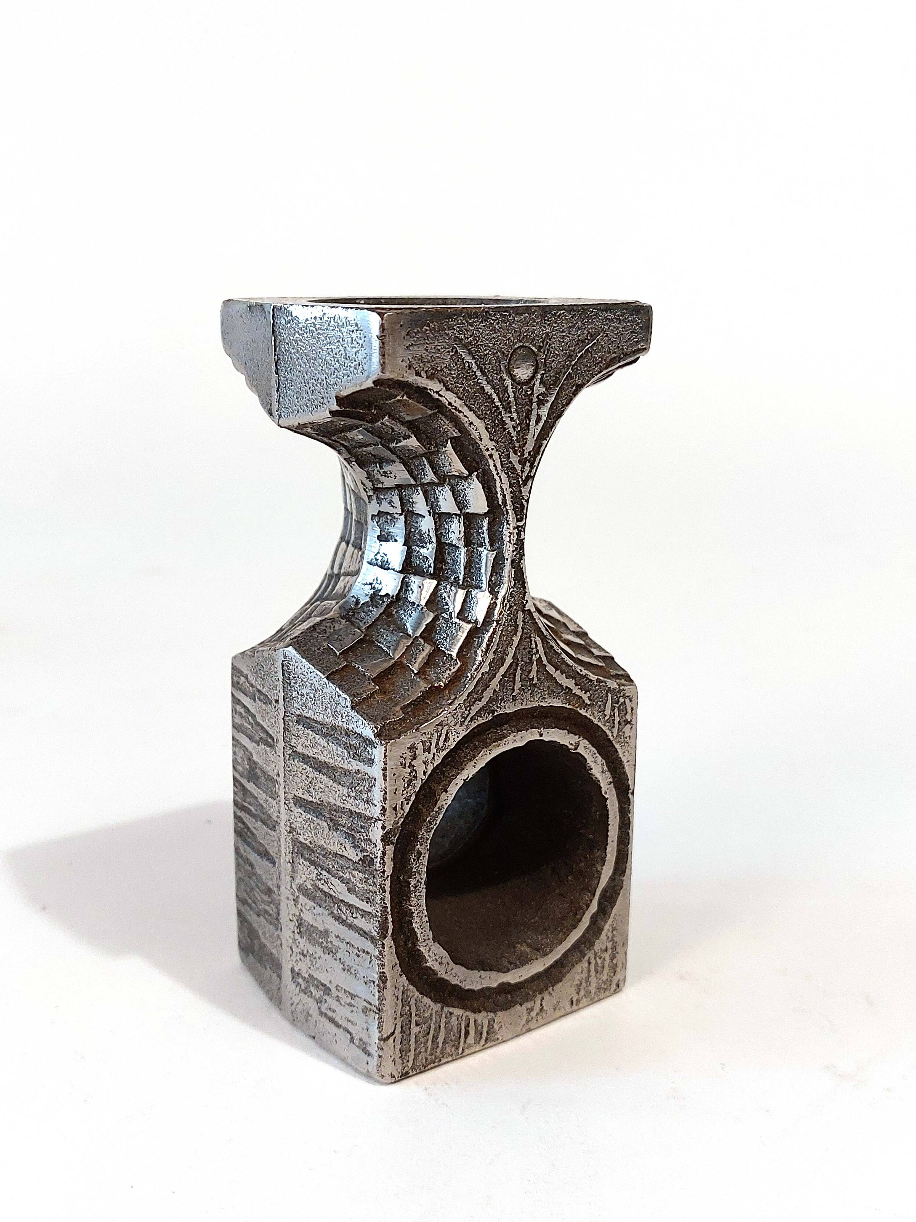 Brutalist candle holder