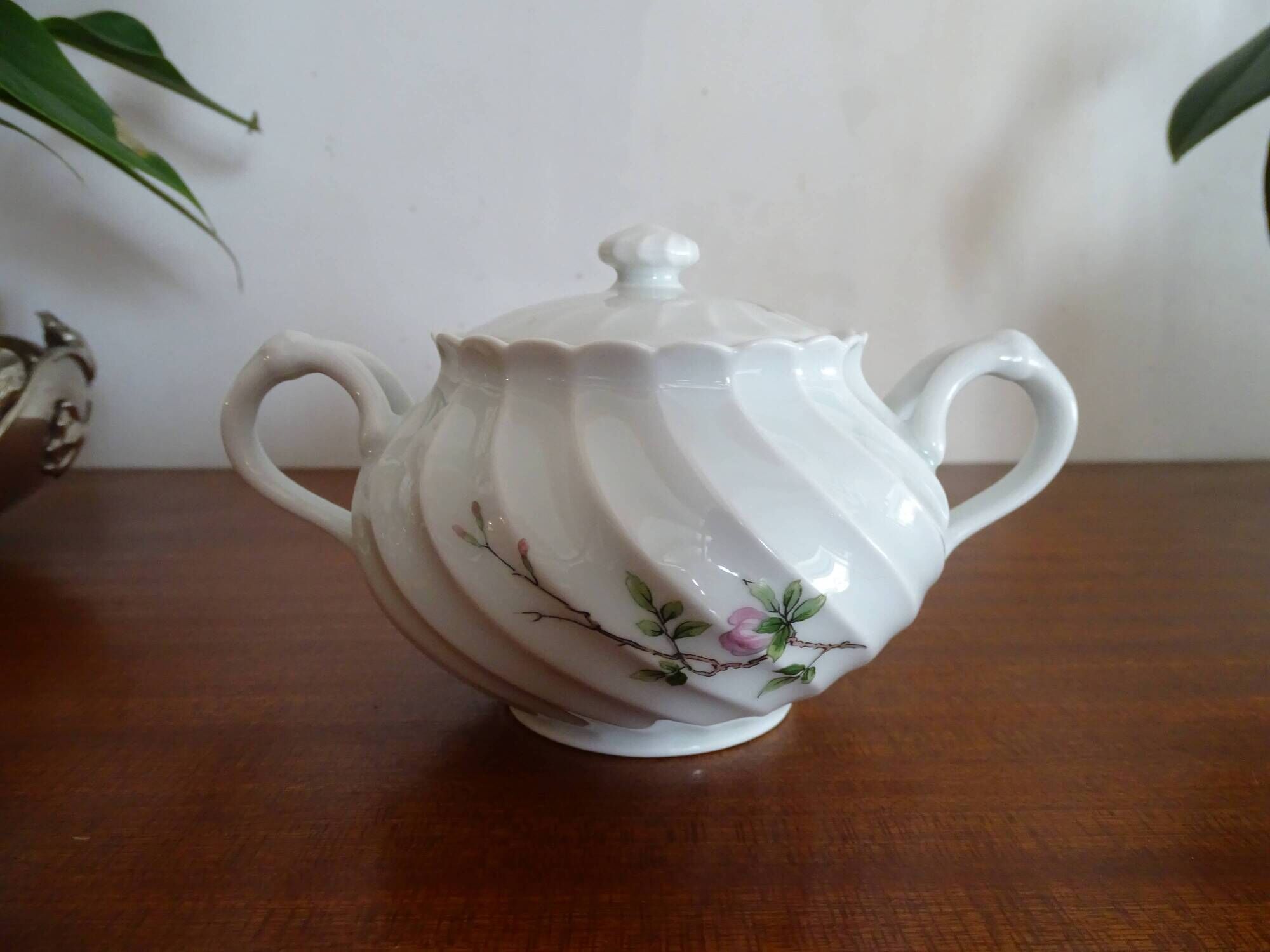 Limoges haviland porcelain sweetener - sylvie roses - tors