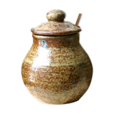 Pot en grès pyrité