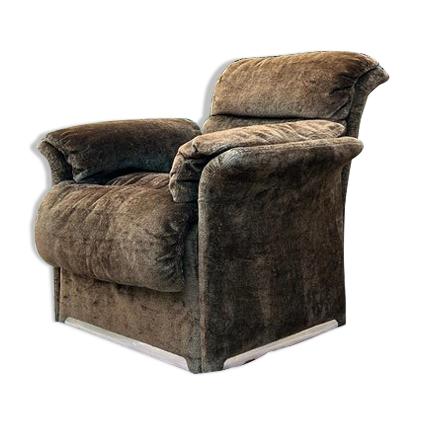 Italian postmodern lounge armchair by Saporiti, 1970