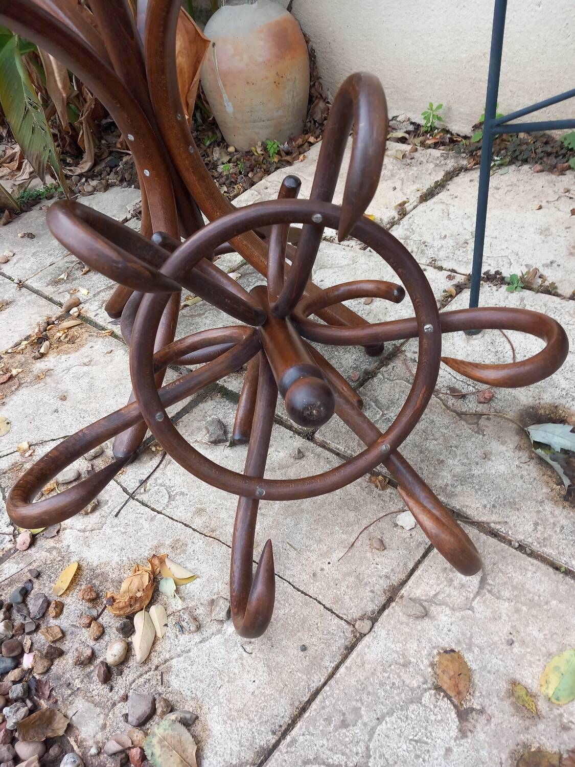 Vintage parrot coat rack