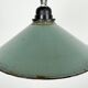 Industrial Petrol Enamel Factory Pendant Lamp, 1960s
