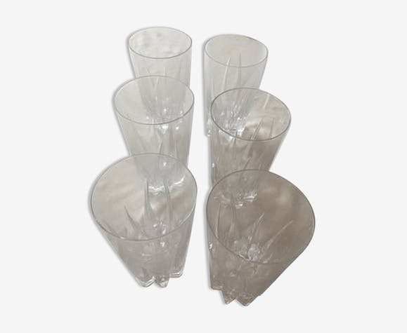 6 glasses whiskey crystal of arques