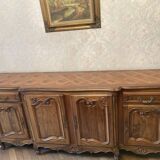 Louis XV style sideboard in walnut