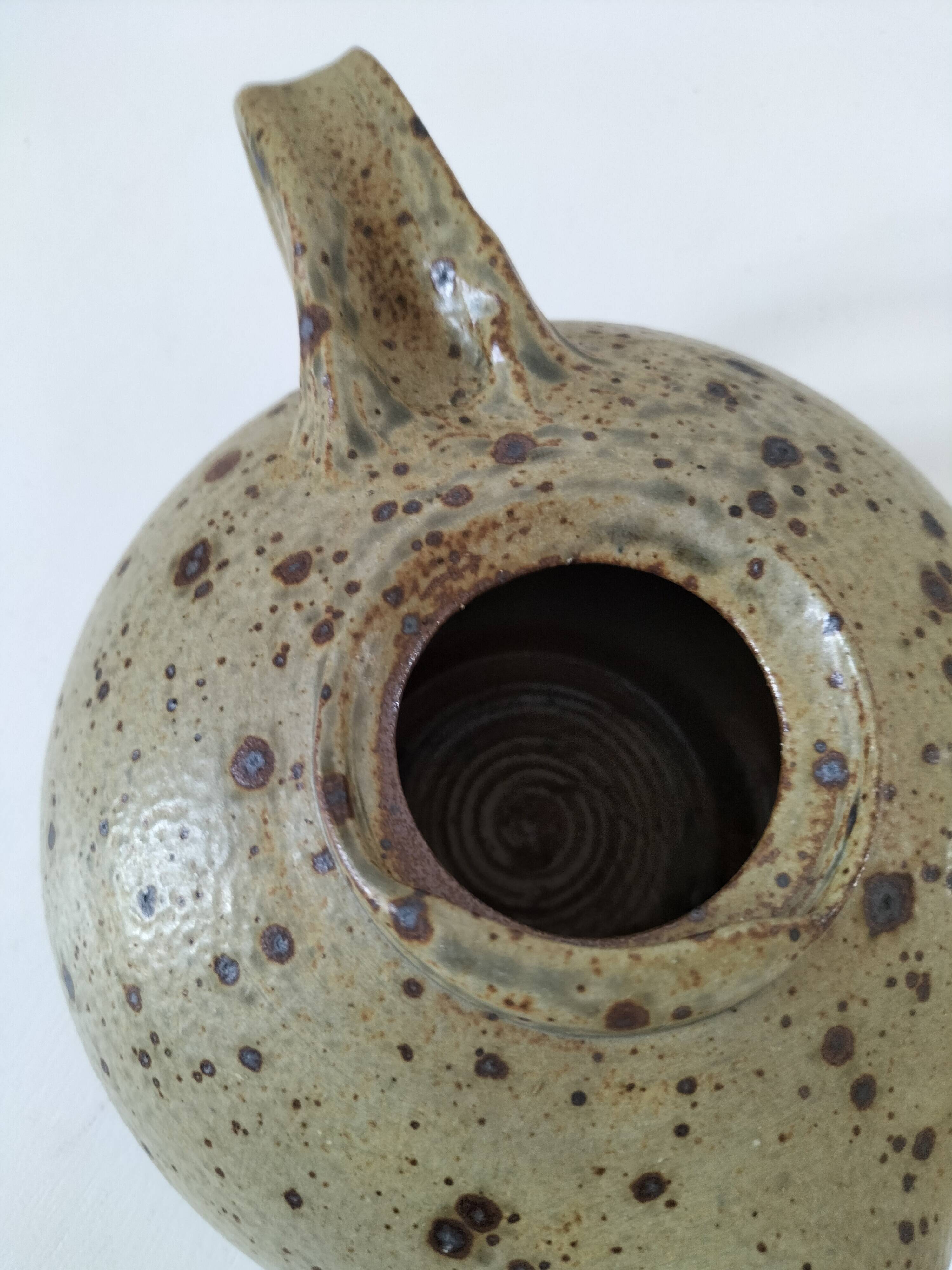 Théière en grès de Puisaye – années 60/70