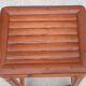 Vintage bamboo plant stand stool