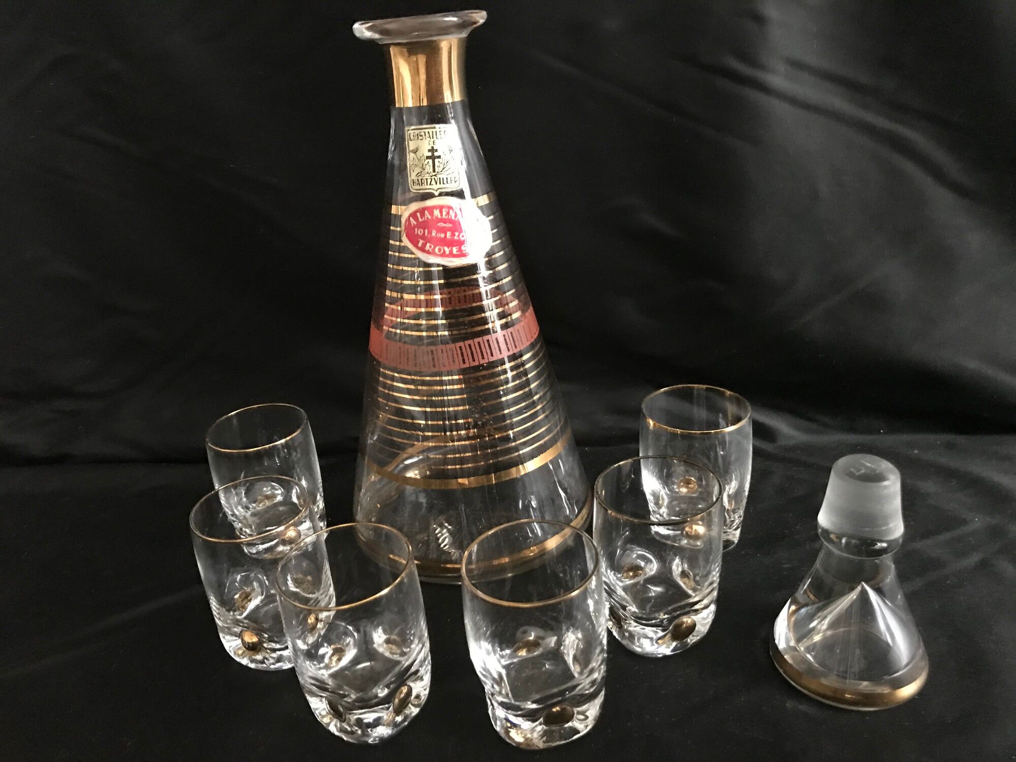 Liquor service, Hartzviller Crystal