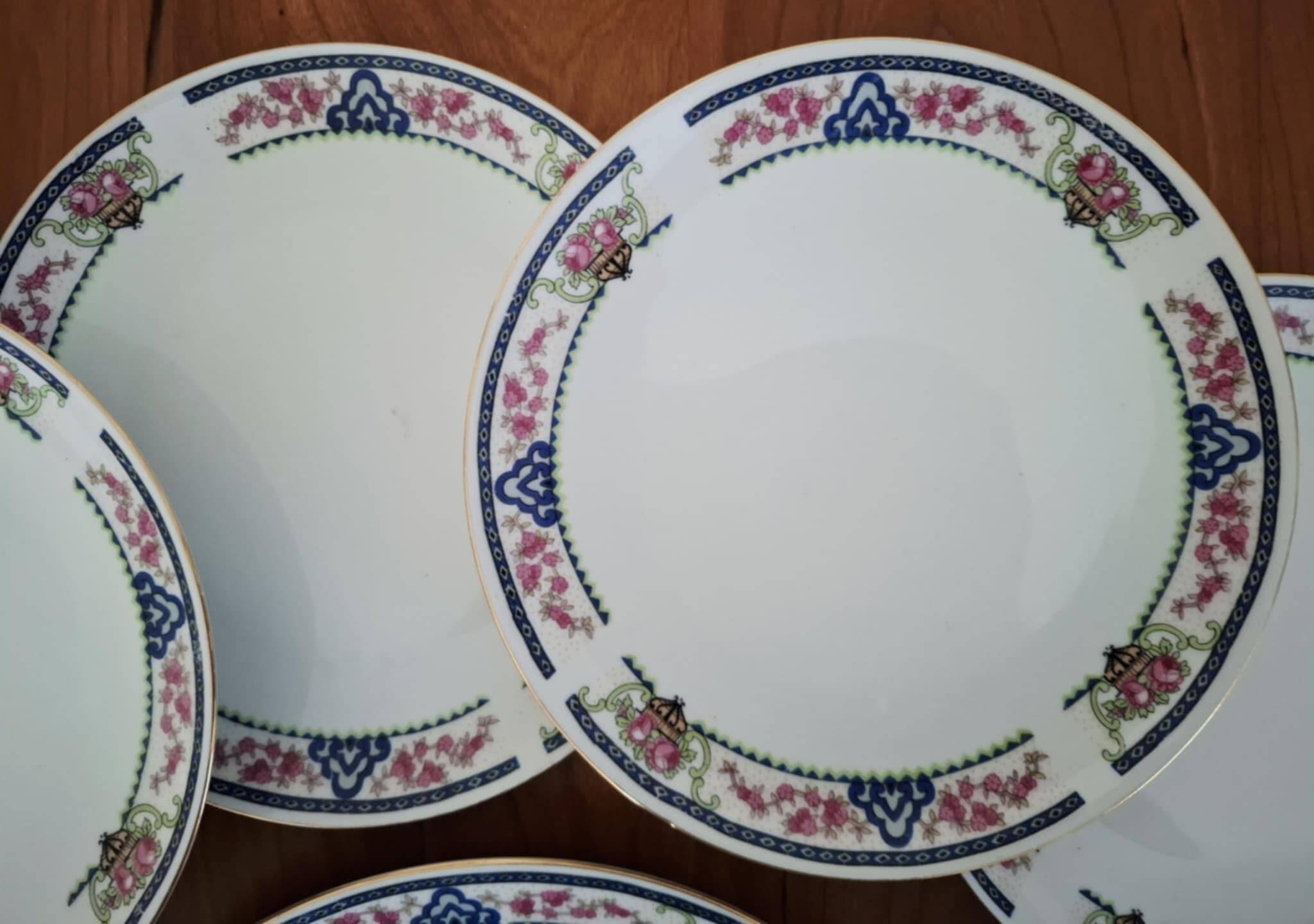 Bavarian Porcelain Dessert Set