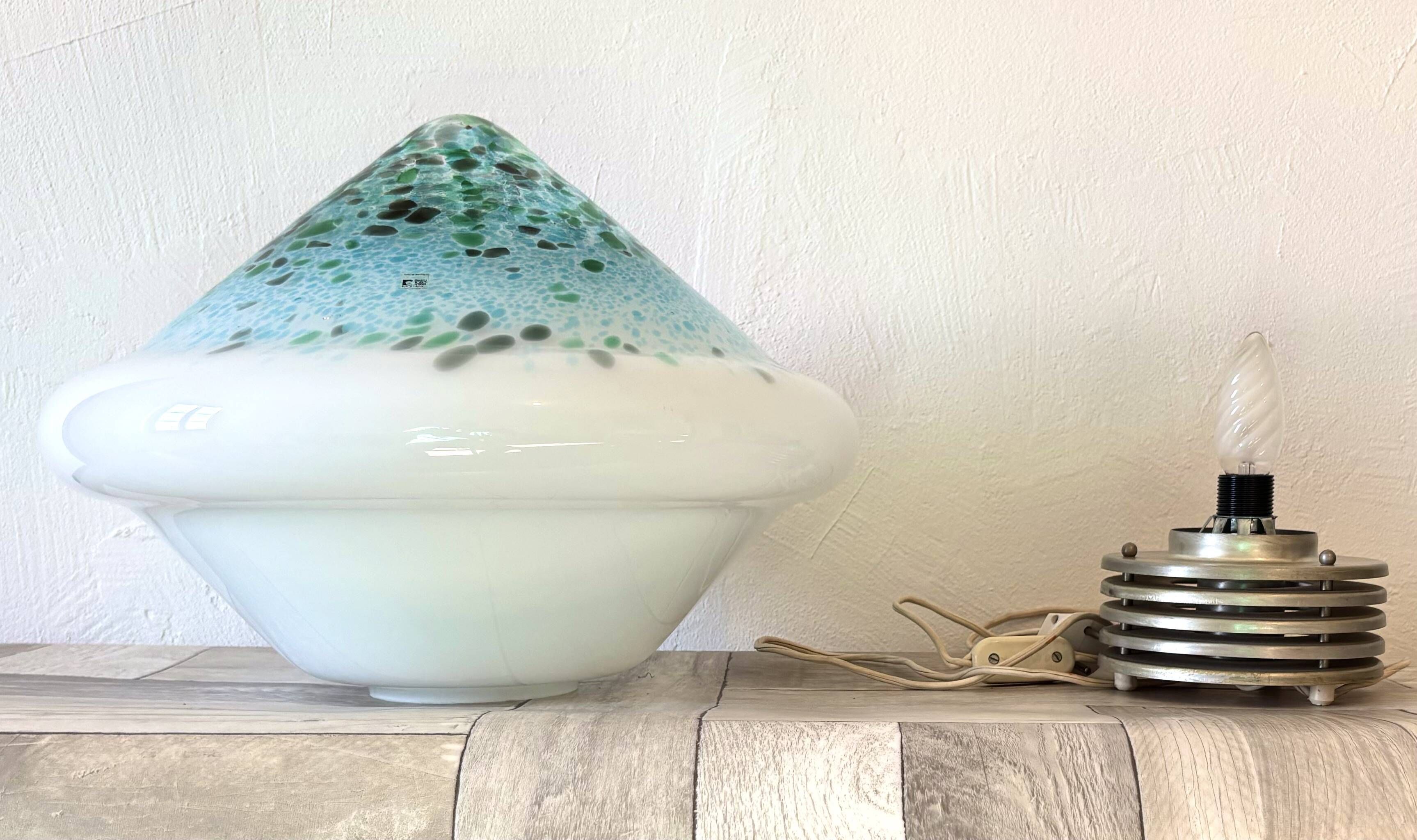 Large Murano lamp Fratelli Toso - Original label - Space Age