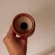 Pair of ceramic candle holders by Gunni Nordstrøm, Denmark, 1960s.