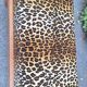 Bench with Pyramid Legs and Animalier Fabric from Artigianato Italiano, 2000s
