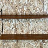60s 70s teak string shelf wall shelf String