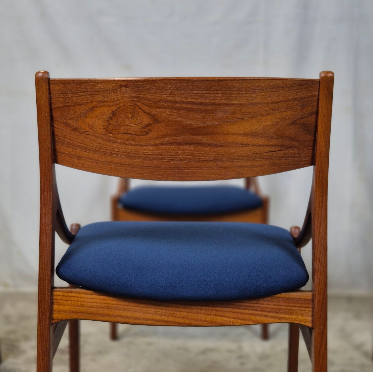 Vestervig Eriksen, vintage 1960s Danish dining chairs