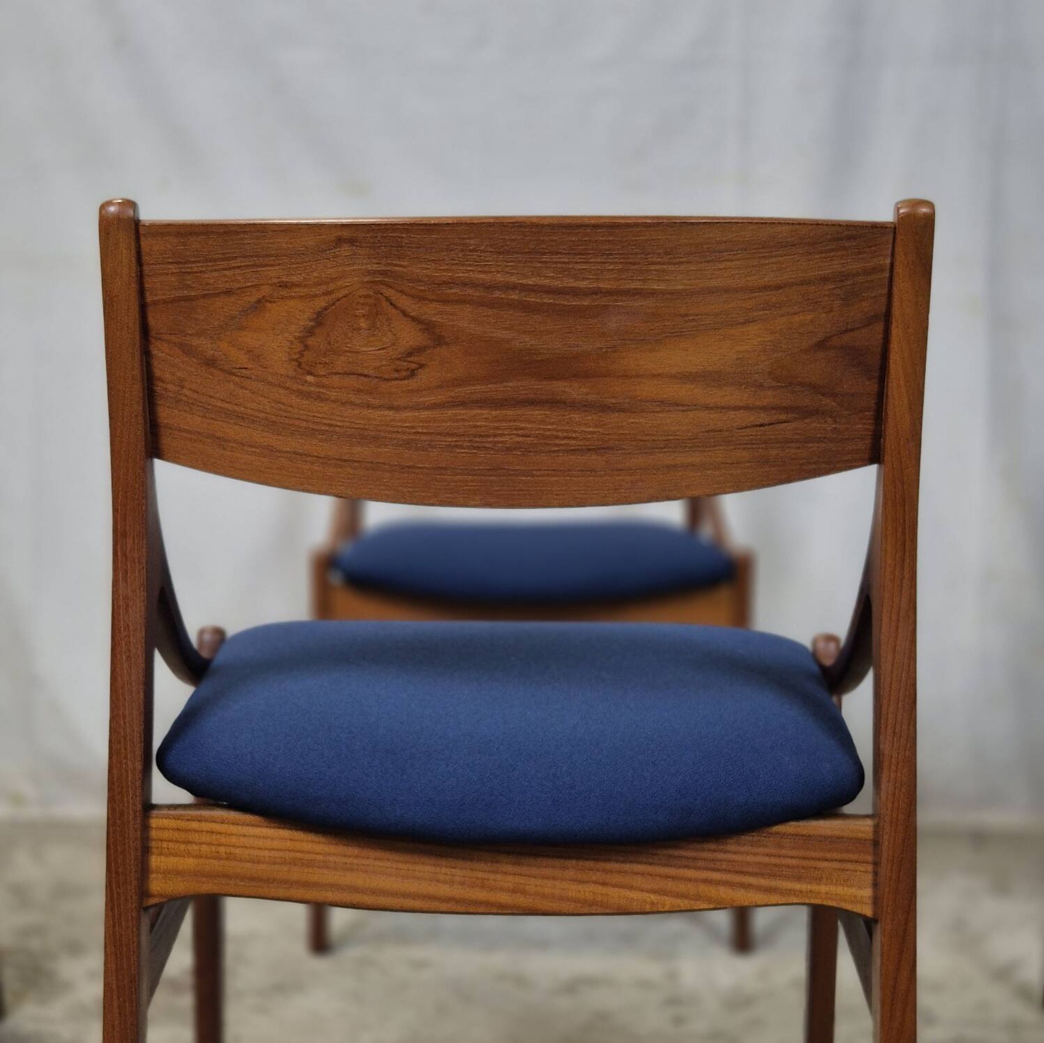 Vintage Danish dining chairs from the 1960s by Vestervig Eriksen.