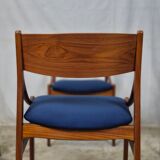 Vestervig Eriksen, vintage 1960s Danish dining chairs