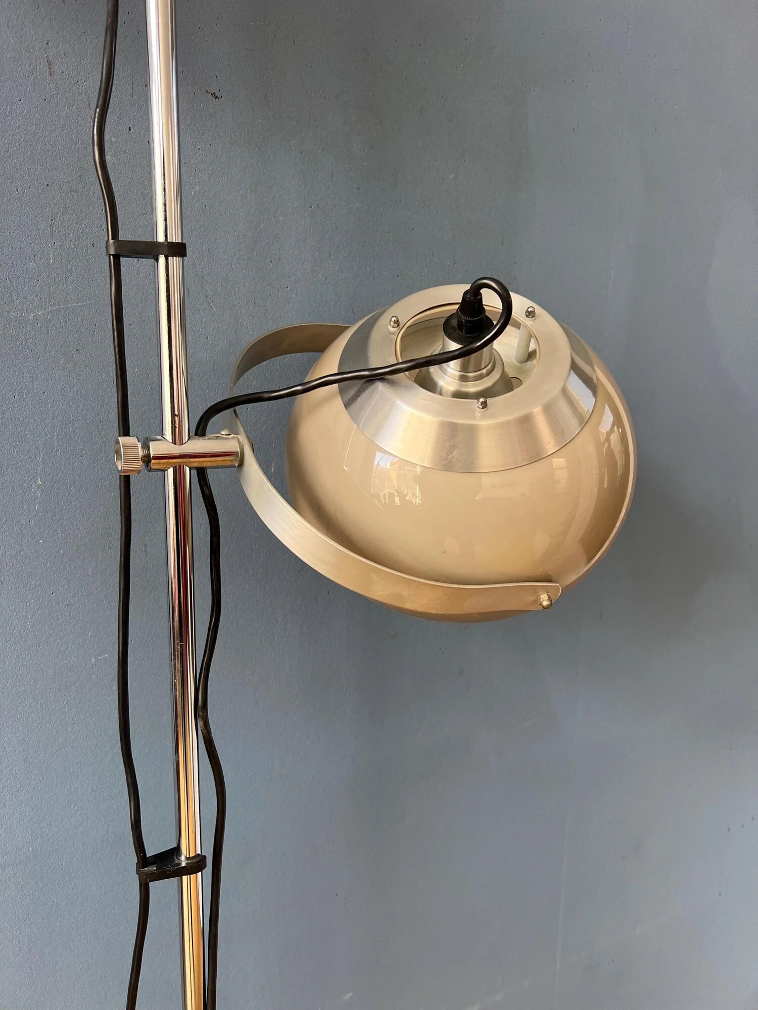 Mid-century space age mushroom floor lamp by Hala