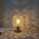Brass and glass lamp