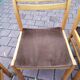 4 old Scandinavian chairs vintage teak 1960