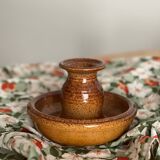 Vintage signed candle holder