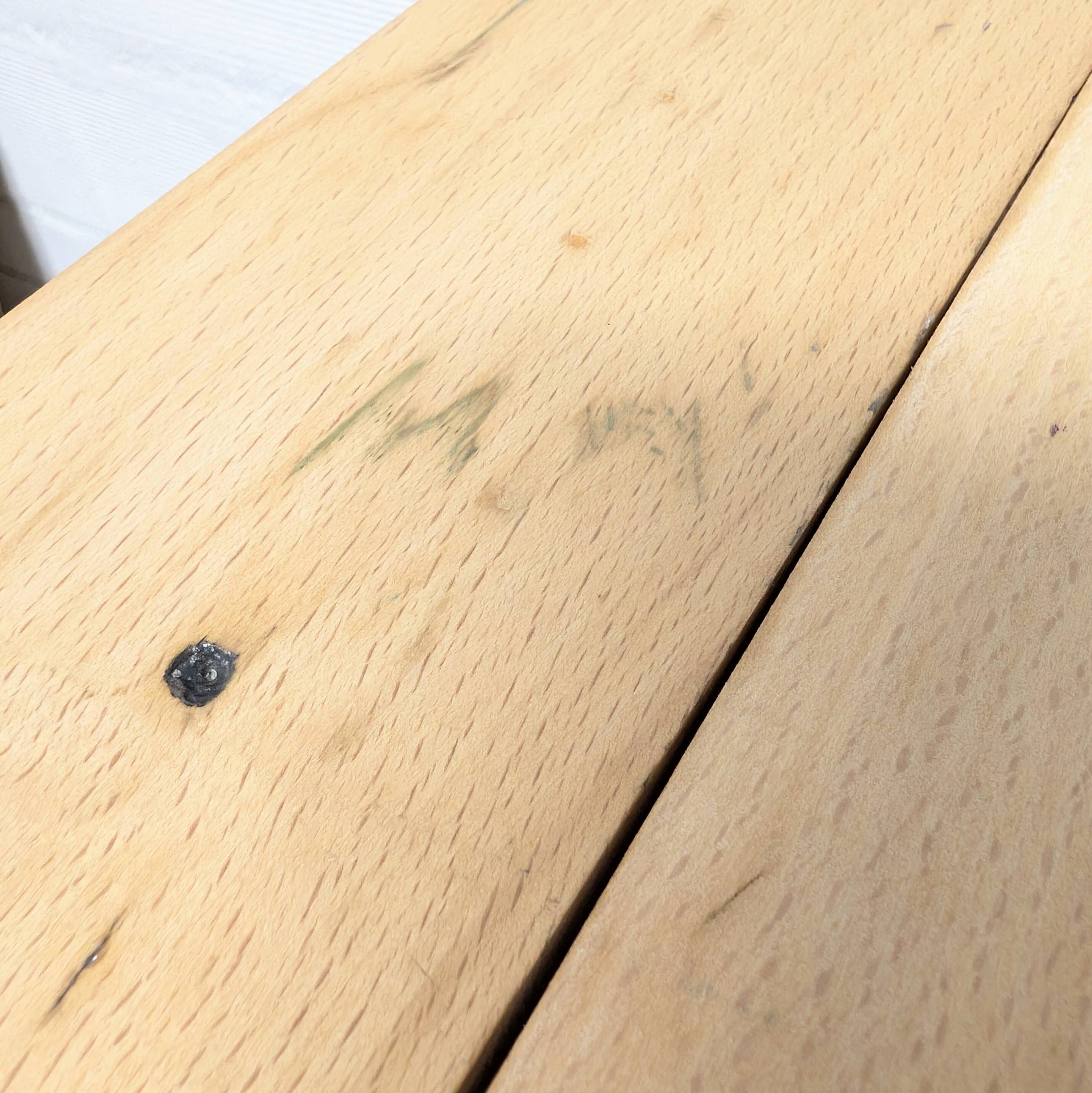 School desk with chest