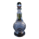 Refined carafe ball shape, pear neck. in finely engraved crystal