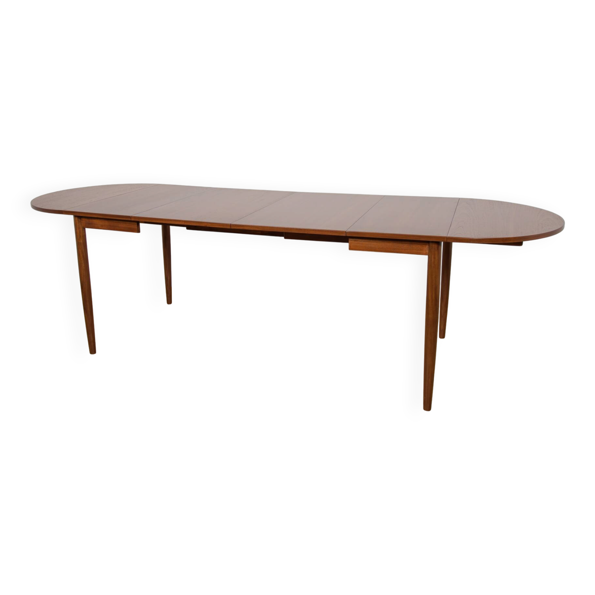 Mid-century teak extendable rosewood dining table, Denmark, 1960s