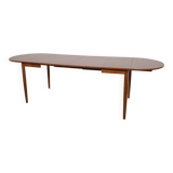 Mid-century teak extendable rosewood dining table, Denmark, 1960s