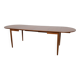 Mid-century teak extendable rosewood dining table, Denmark, 1960s