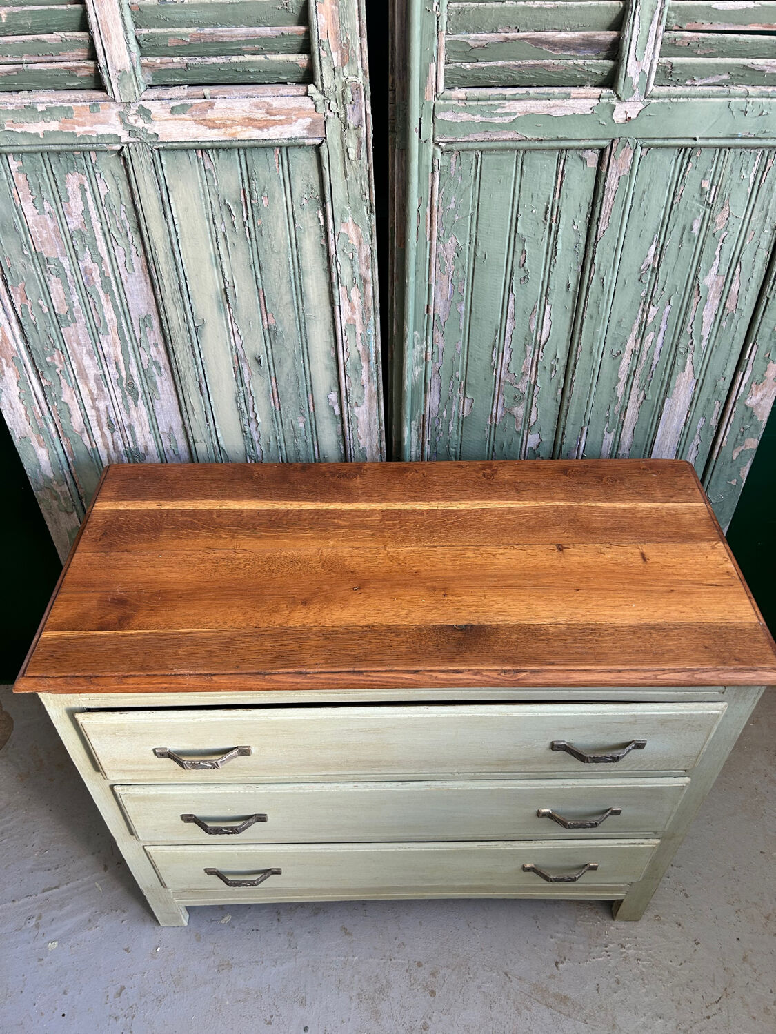 3-drawer chest of drawers in solid wood