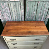 3-drawer chest of drawers in solid wood