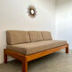Wooden sofa design Regain France vintage 60s