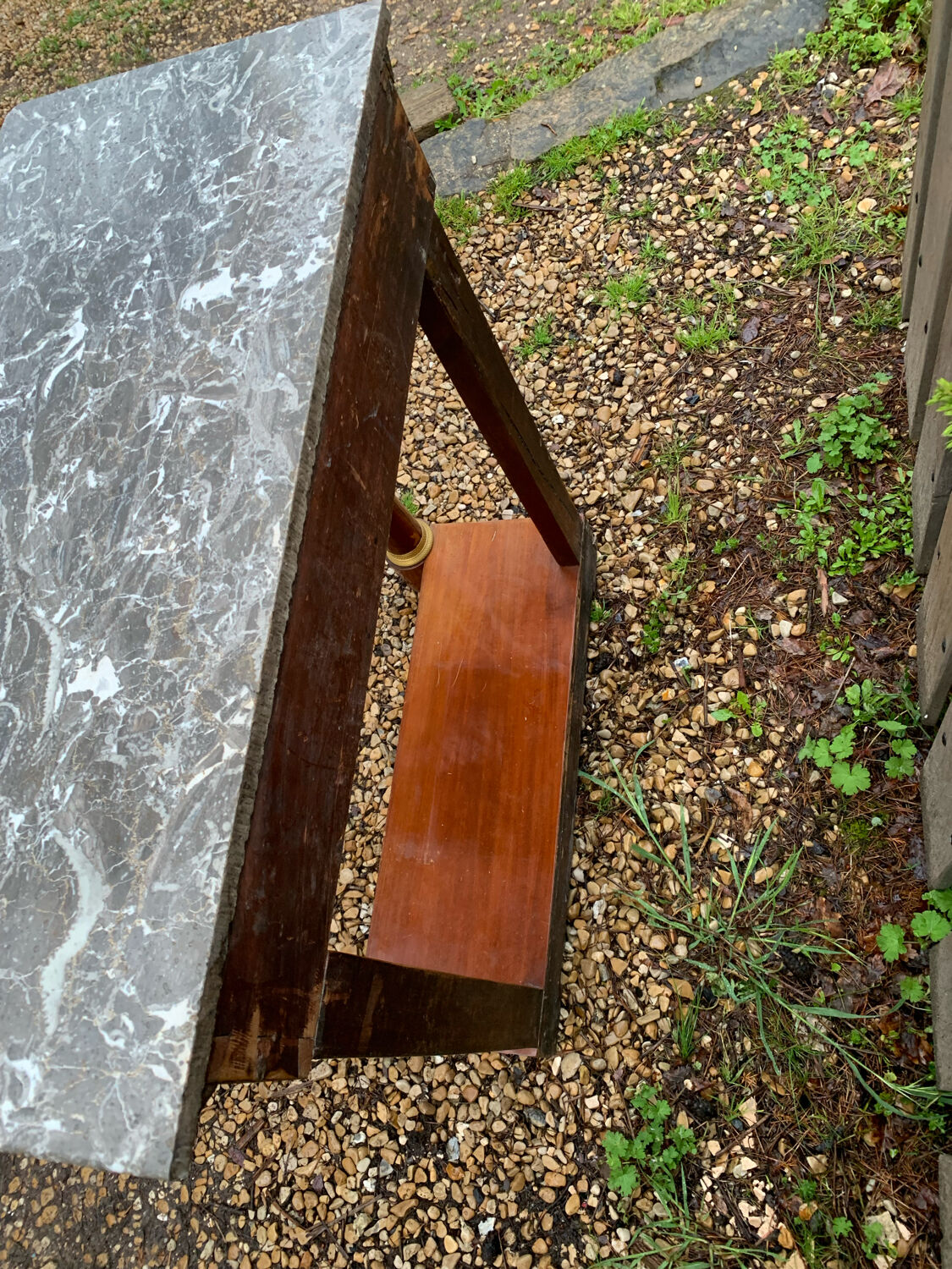 19th century Empire console