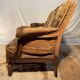 19th century Louis Philippe 3-seater sofa in walnut, ready to upholster