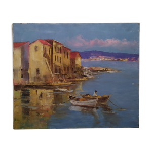 Huile sur toile