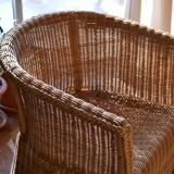 Rattan armchair
