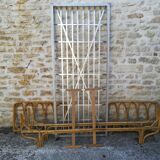 Bamboo and rattan bed
